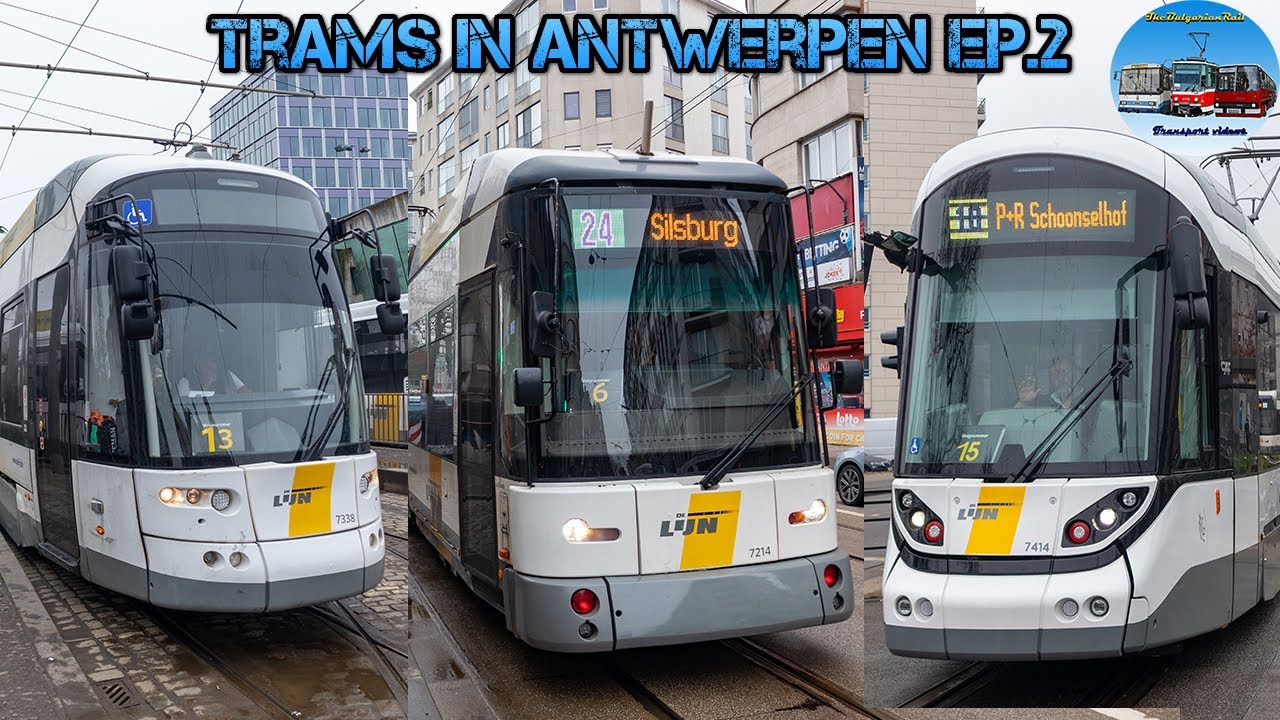 Trams in Antwerpen 🇧🇪 Ep. 2 | Siemens, Bombardier & CAF 🚋