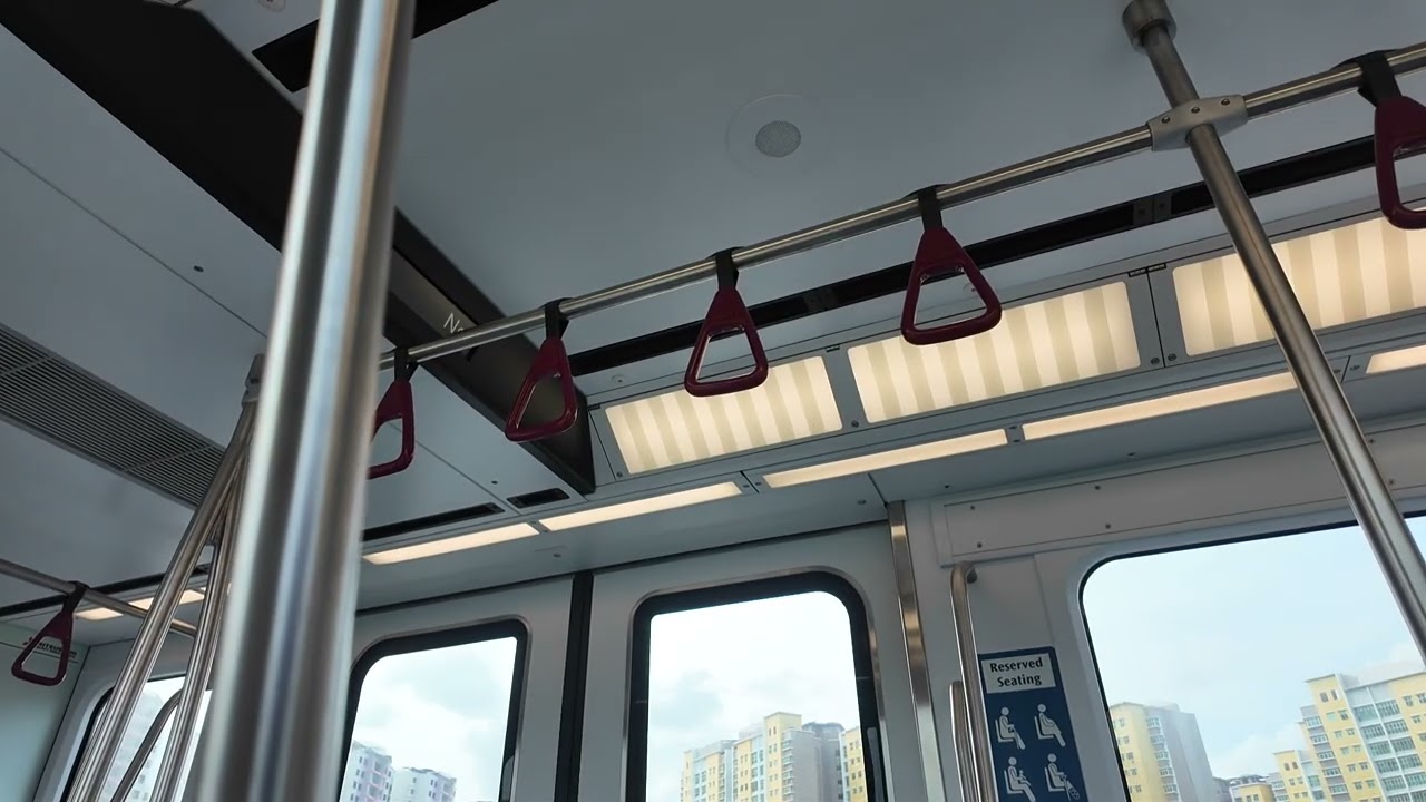 [NEW DC + STN PA] MRTravels on the Punggol LRT: C810D V65 from Cove to Damai via Punggol