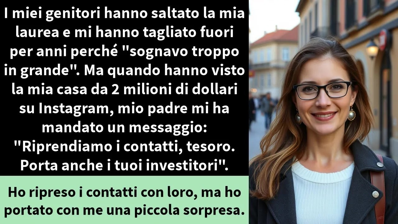 I miei genitori hanno saltato la mia laurea e mi hanno tagliato fuori per anni perché