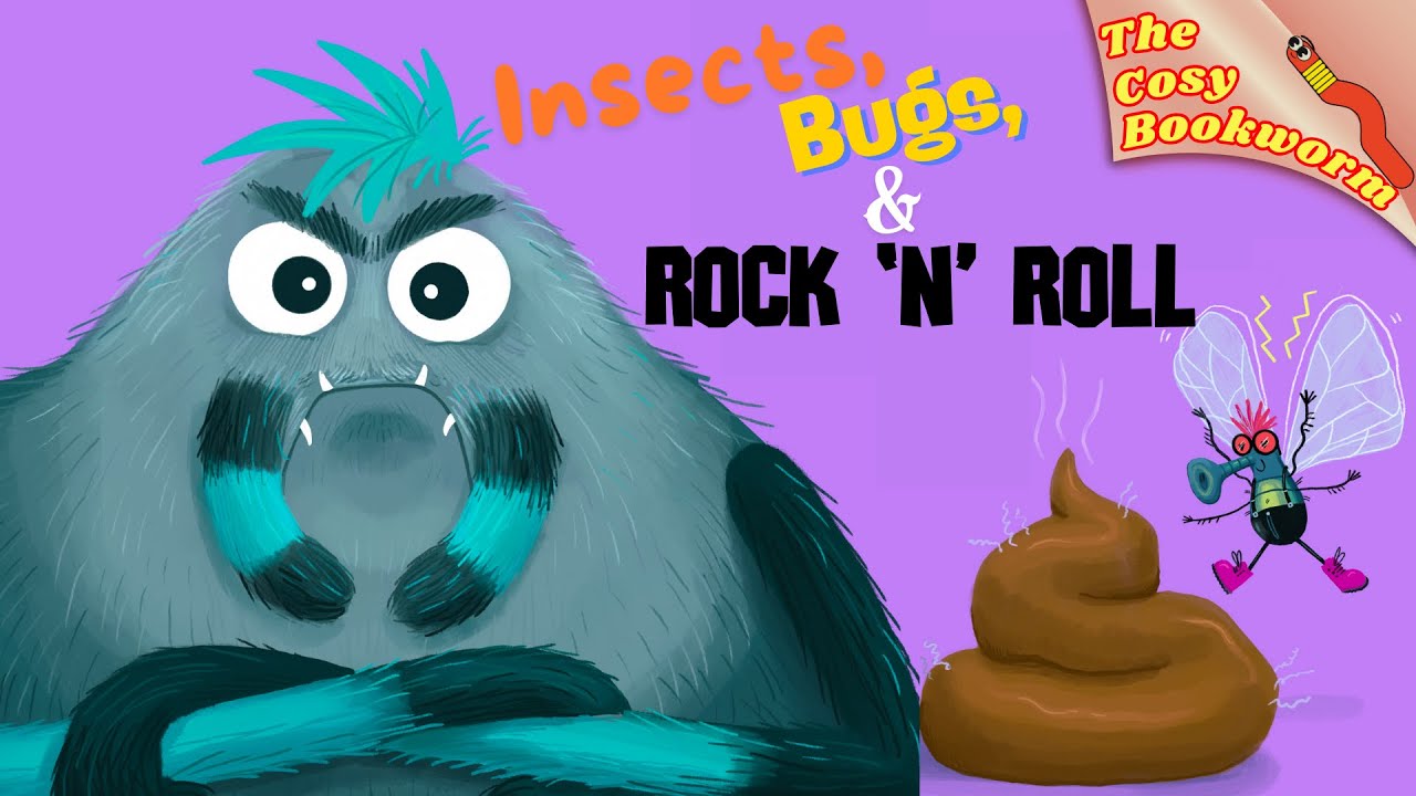 Insects, Bugs & Rock 'n' Roll - Awesome NEW kids book READ ALOUD 🎸