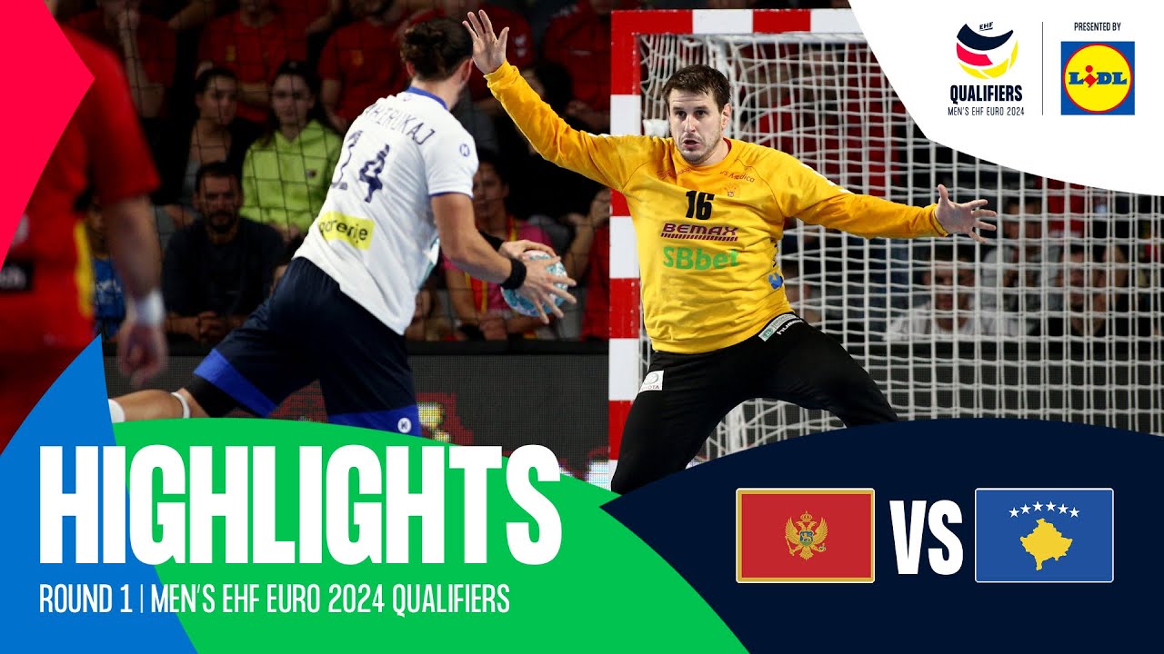 Montenegro vs Kosovo | HIGHLIGHTS | Round 1 | EHF EURO 2024 Qualifiers