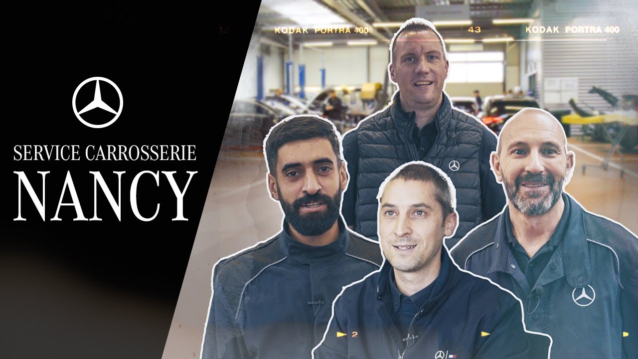 Présentation du service carrosserie de Nancy - Mercedes-Benz Groupe Kroely