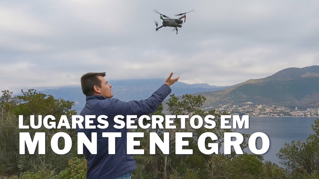 Drone Espião em Montenegro (lugares secretos dentro da montanha)