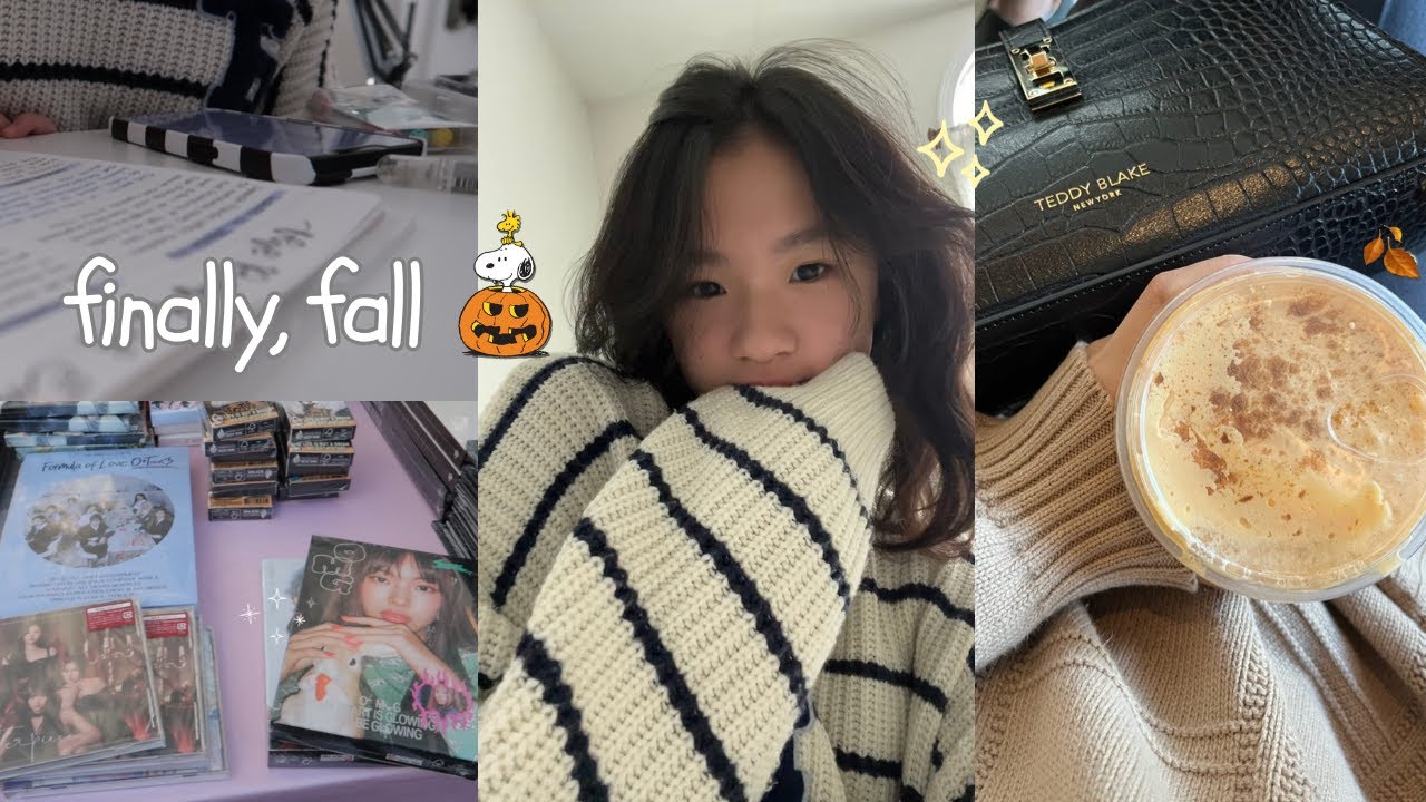 finally fall 🍂 outfit ideas, study vlog, how i spend my week, etc.