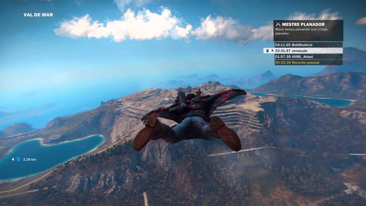 Planando no Just Cause 3