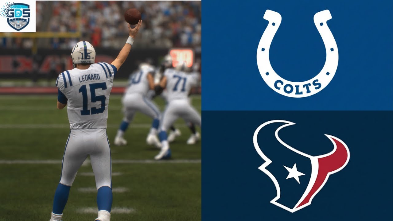 4K 60FPS | Madden 26 | Week 18: Colts (8-8) vs. Texans (11-5)
