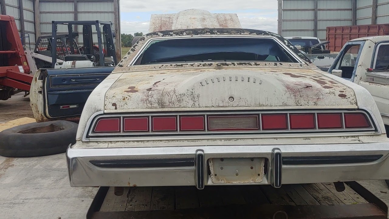 Traded a Supreme Pizza for a 1976 Thunderbird,Will it run part 1!