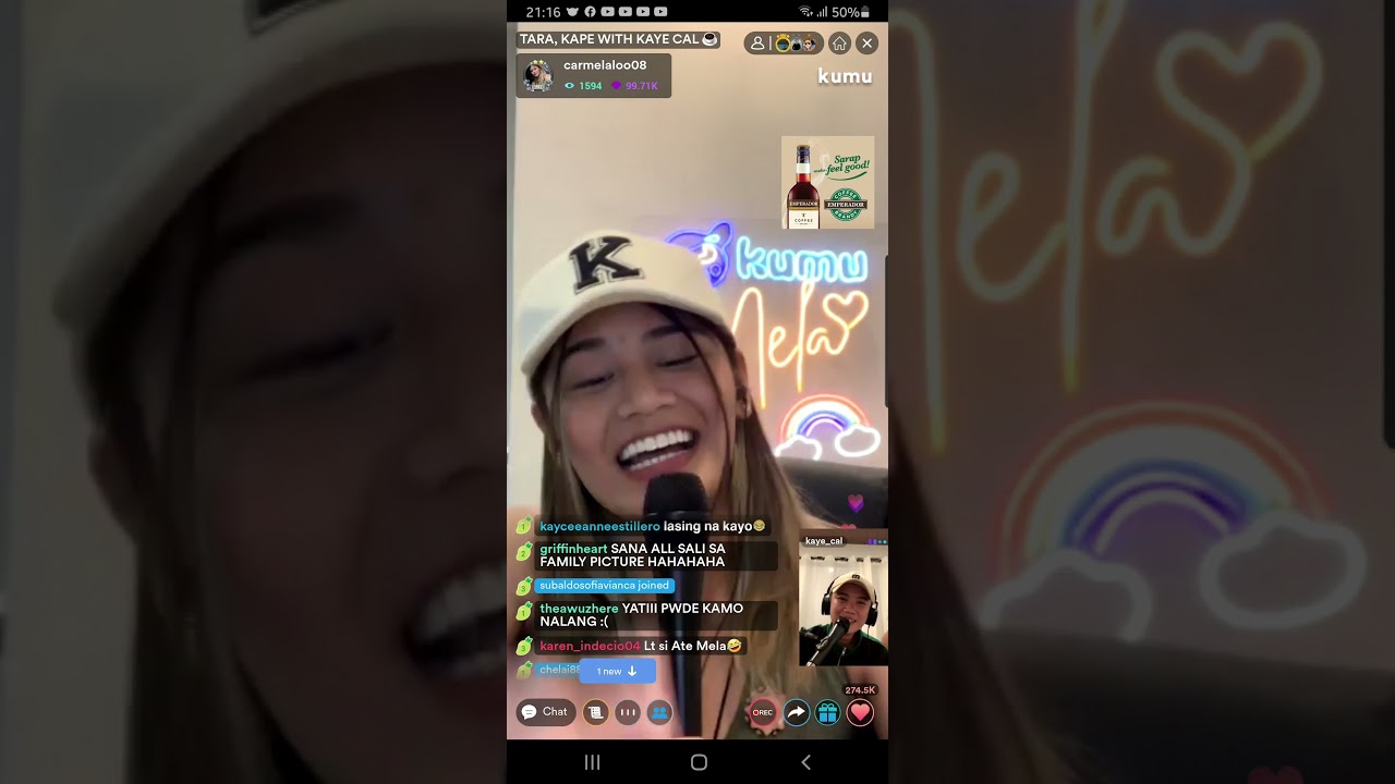 NEVER HAVE I EVER KUMU-LITAN NI CARMELA TUNAY AT KAYE CAL🥰😄☺EMPE COFFEE DRINK & KANTAHAN SESH 🥂🍻 P1