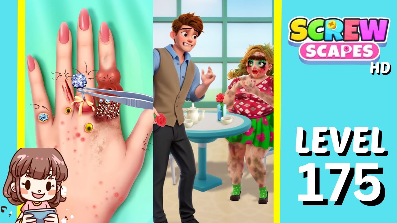 Screwscapes Level 175 Solution Walkthrough