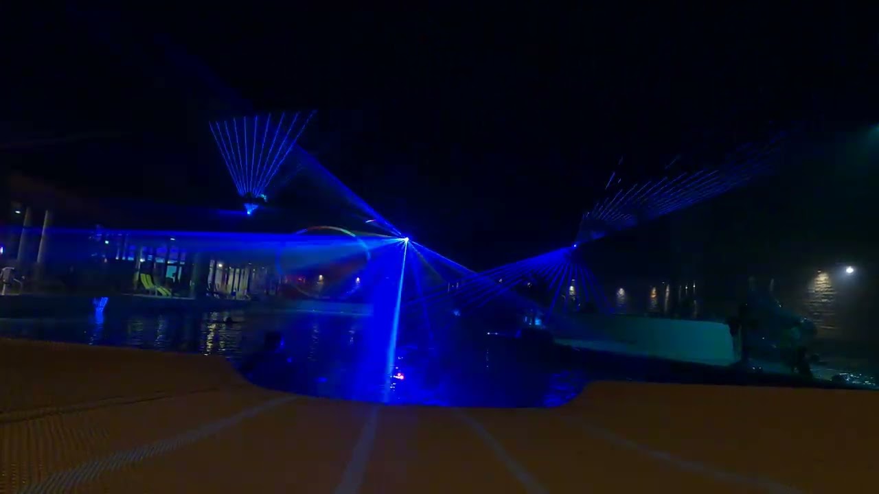 laser show badkap