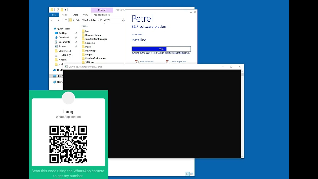 Petrel 2024 remote installation