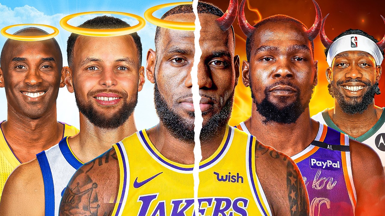 Most Loved VS HATED NBA Players (All Time)