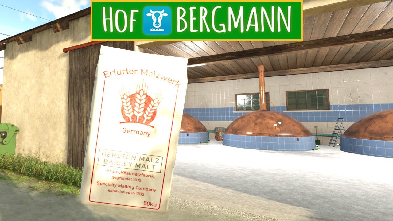 LS22 Hof Bergmann #100 - Malzschrot für die Maische
