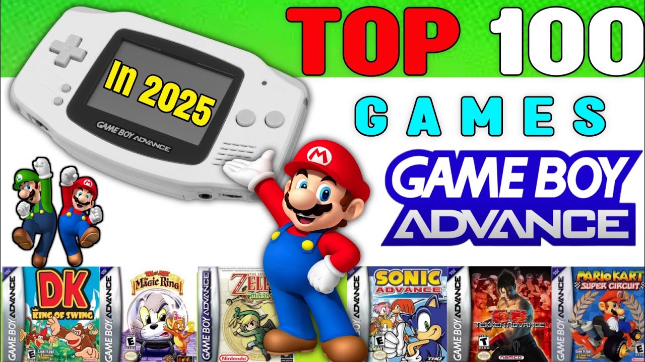 Top 100 Best Gameboy Advance (GBA) Games of All Time 2025!