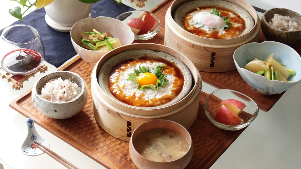 40代からの健康的な食事【蒸籠レッスン3日間の夕飯】