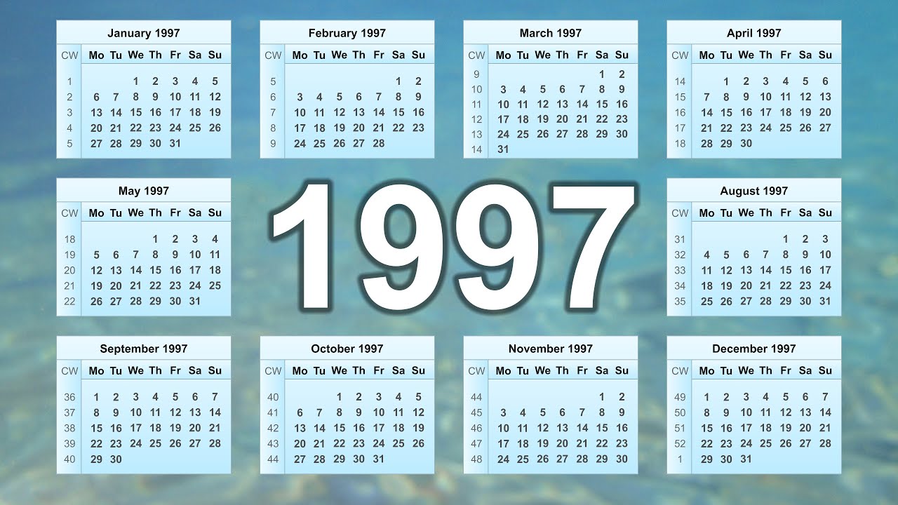 1997 Calendar