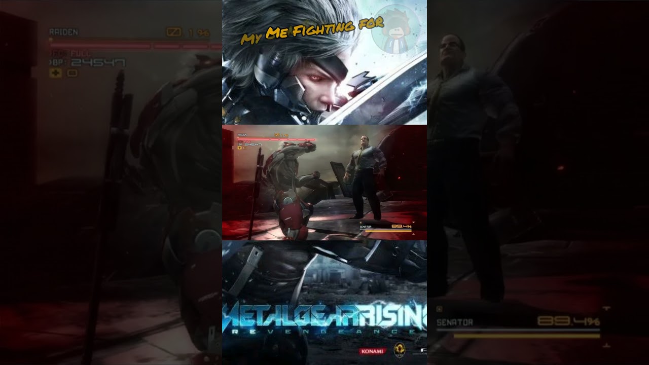Me vs The Society 🥲 || Metal Gear Rising: Revengeance || Raiden vs Arm strong meme