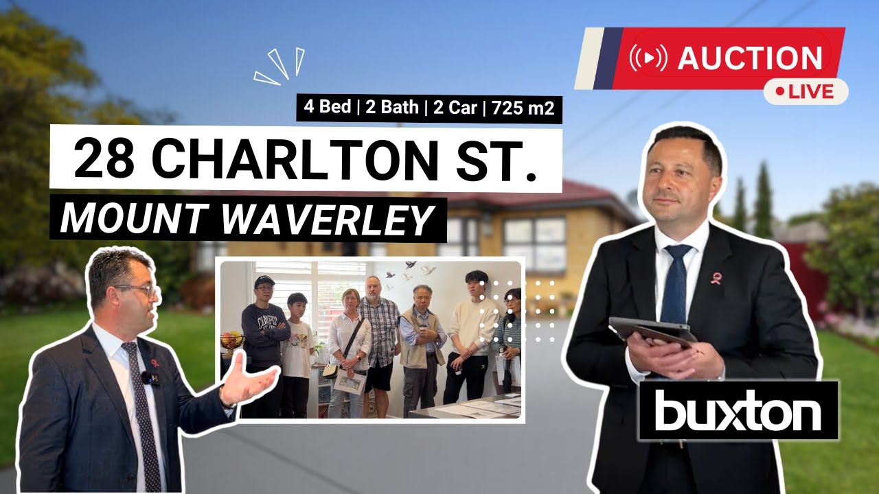 Live Auction @ 28 Charlton Street, Mount Waverley