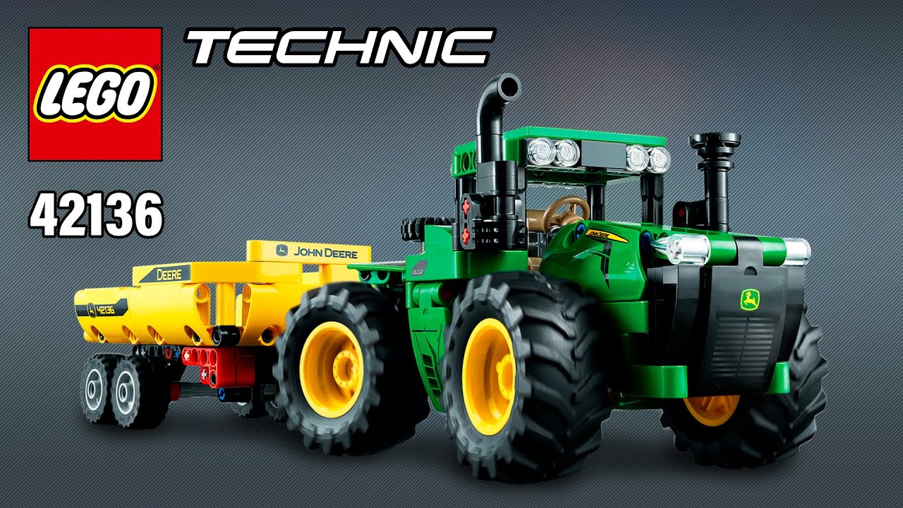 LEGO® Technic™ John Deere 9620R 4WD Tractor (42136)[390 pcs] Building Instructions | TBB