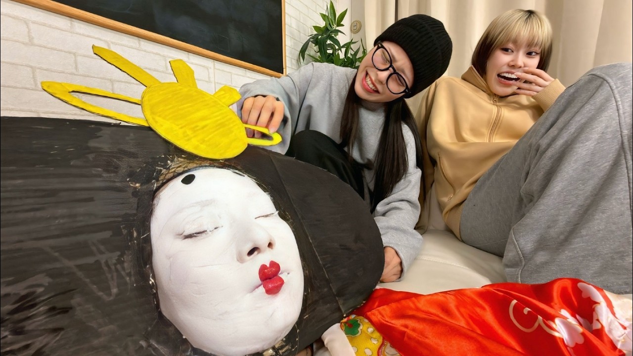 寝てるメンバーをひな人形にするドッキリしかけた結果www