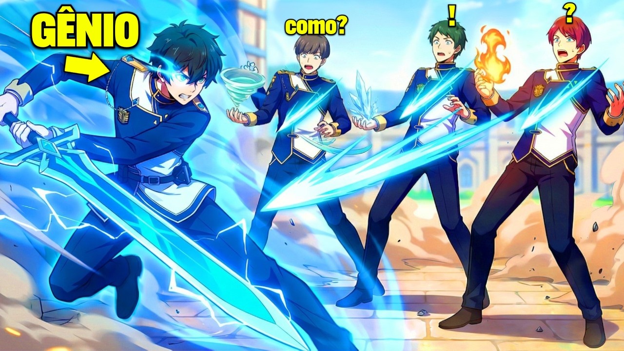 Ele é o ÚNICO Espadachim Na Academia De Magia Que Usa Magia ESPACIAL e TEMPORAL! - Manha Recap