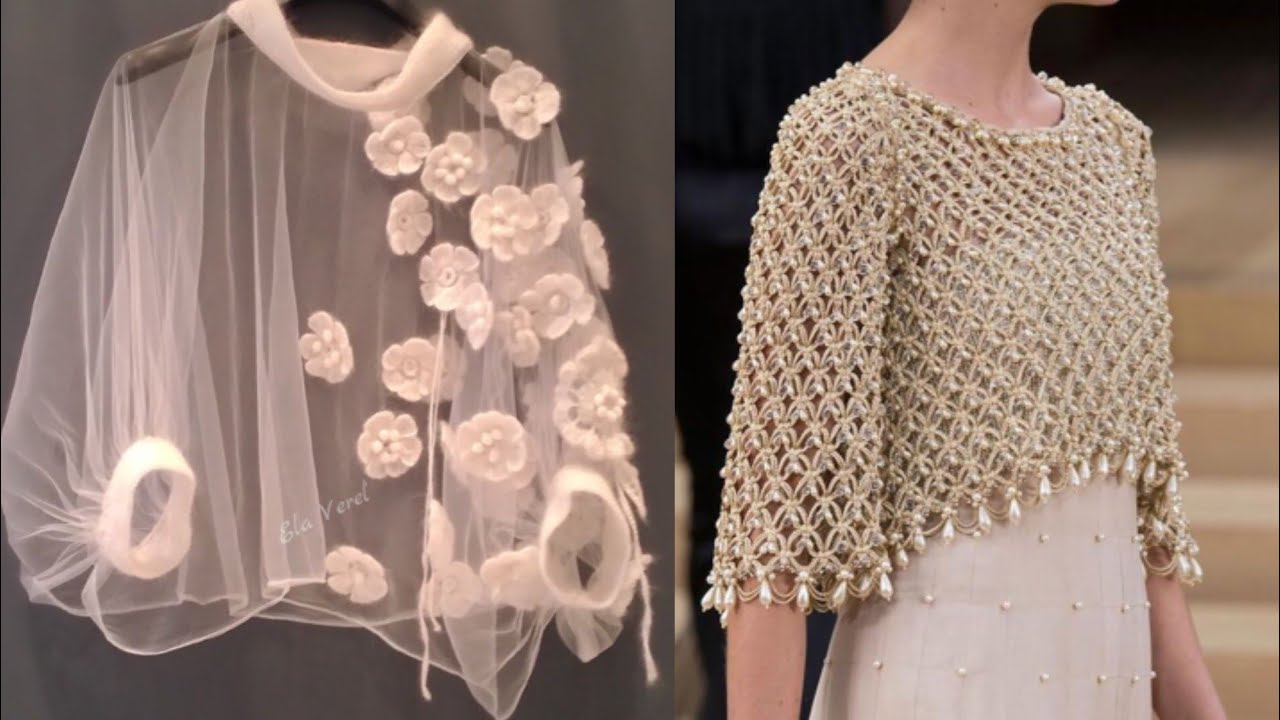 Embroidered short shrug design ideas/beautiful short shrug for top,lehenga/new shrugs