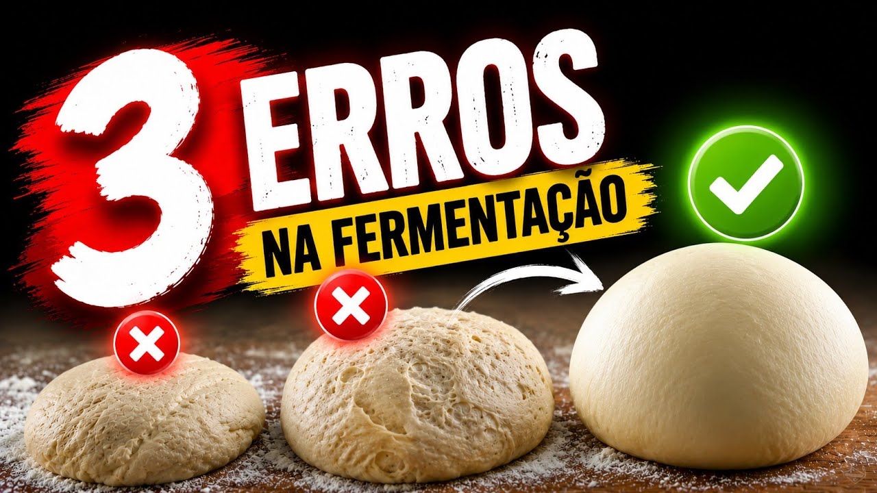3 erros na fermentação que fazem seu pão dar errado