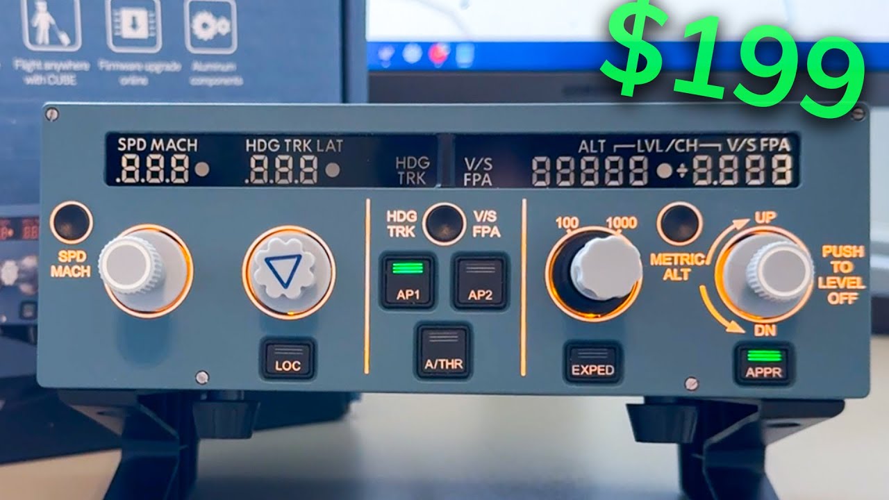 Wingflex Airbus A320 FCU Cube Review & First Impressions
