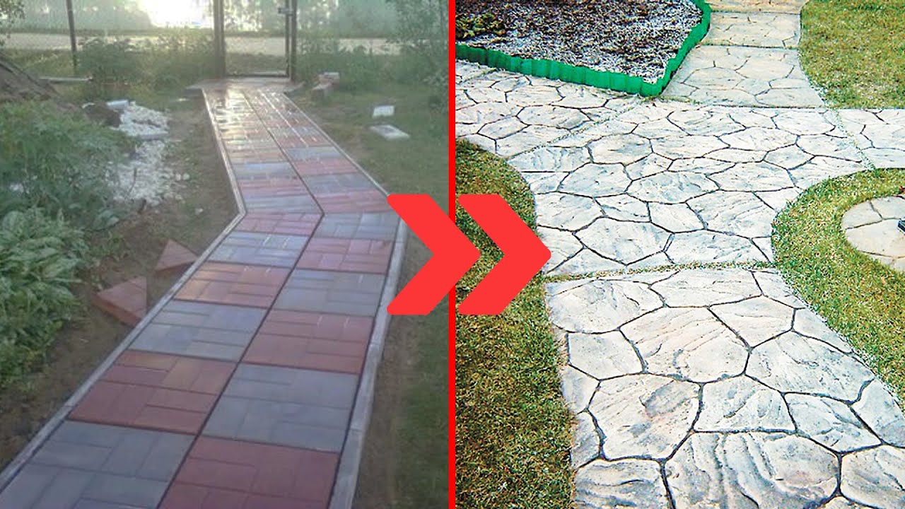 Печатный бетон VS плитка. Пора отказаться от тротуарной плитки!