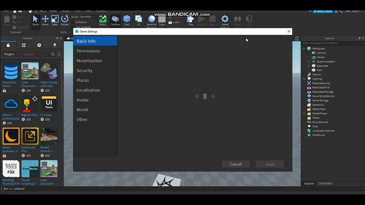 Roblox Studio | Save Failed Error