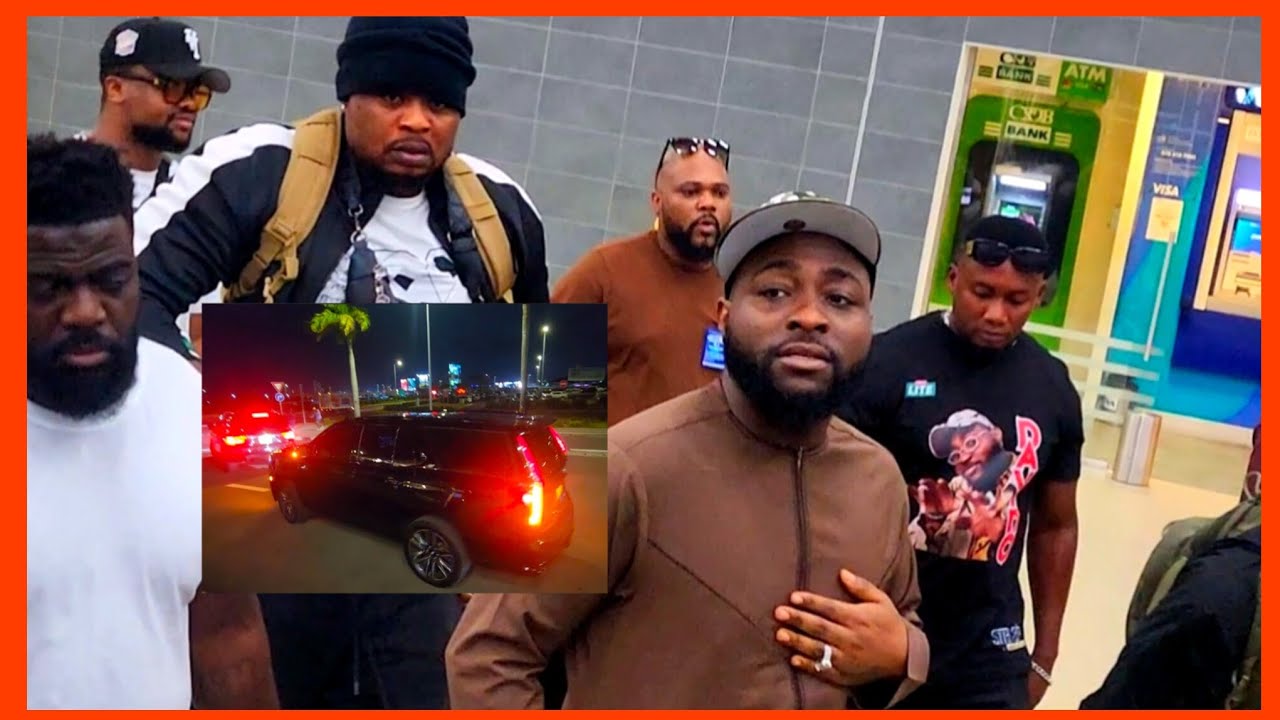 TAZAMA ULINZI MKALI wa DAVIDO ALIVYOTUA NCHINI TANZANIA akatazwa KUJIBU maswali ya DIAMOND, ALIKIBA 