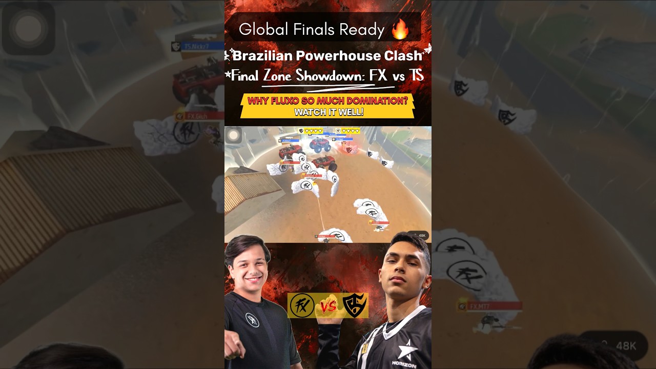 Fluxo&rsquo;s Insane Final Zone Booyah vs Team Solid &ndash; FFWS Brazil 2025 #freefire #Shorts