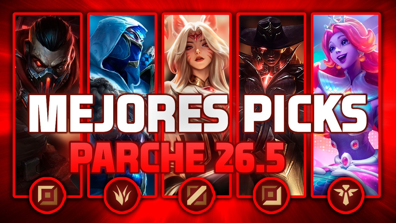 Los Mejores Campeones para Carrear en el Parche 26.5 - League of Legends