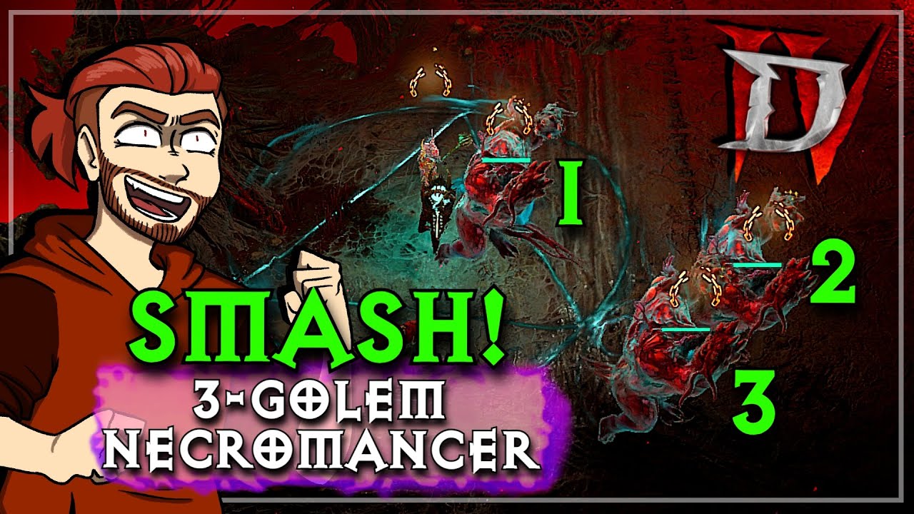 Insanely Fun and Strong! 3 Golem Necromancer Endgame Build Guide Diablo 4 Season 11