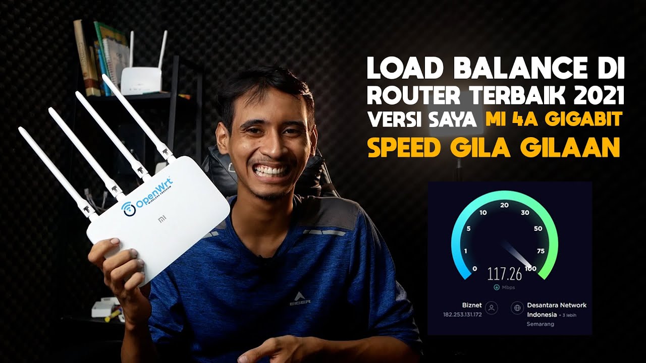 Load Balance di Xiaomi Mi Router 4A Gigabit Openwrt