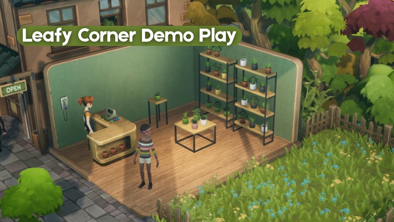Let's try a new game | Let's Play Leafy Corner Demo