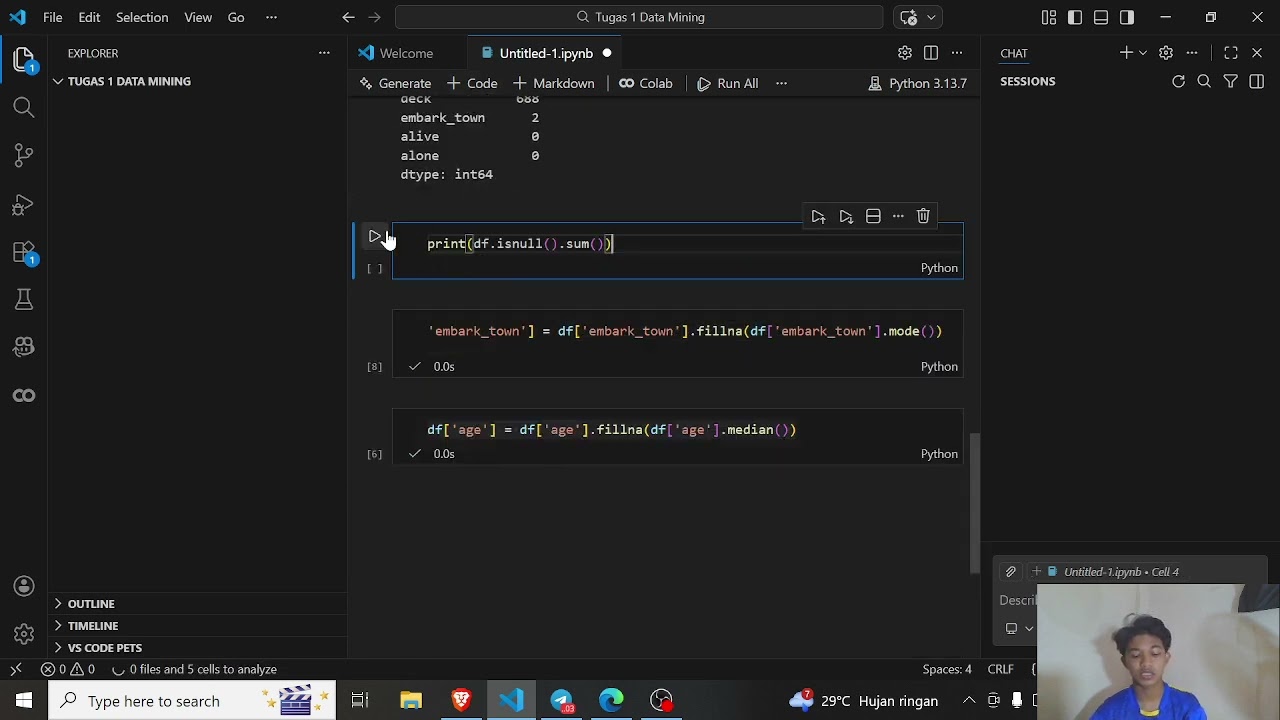 Penjelasan dan Penerapan Proses Data Cleaning