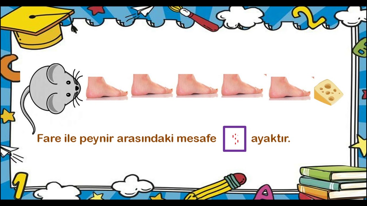 1.Sınıf Matematik - Standart Olmayan Ölçü Birimleriyle Uzunluk Ölçme