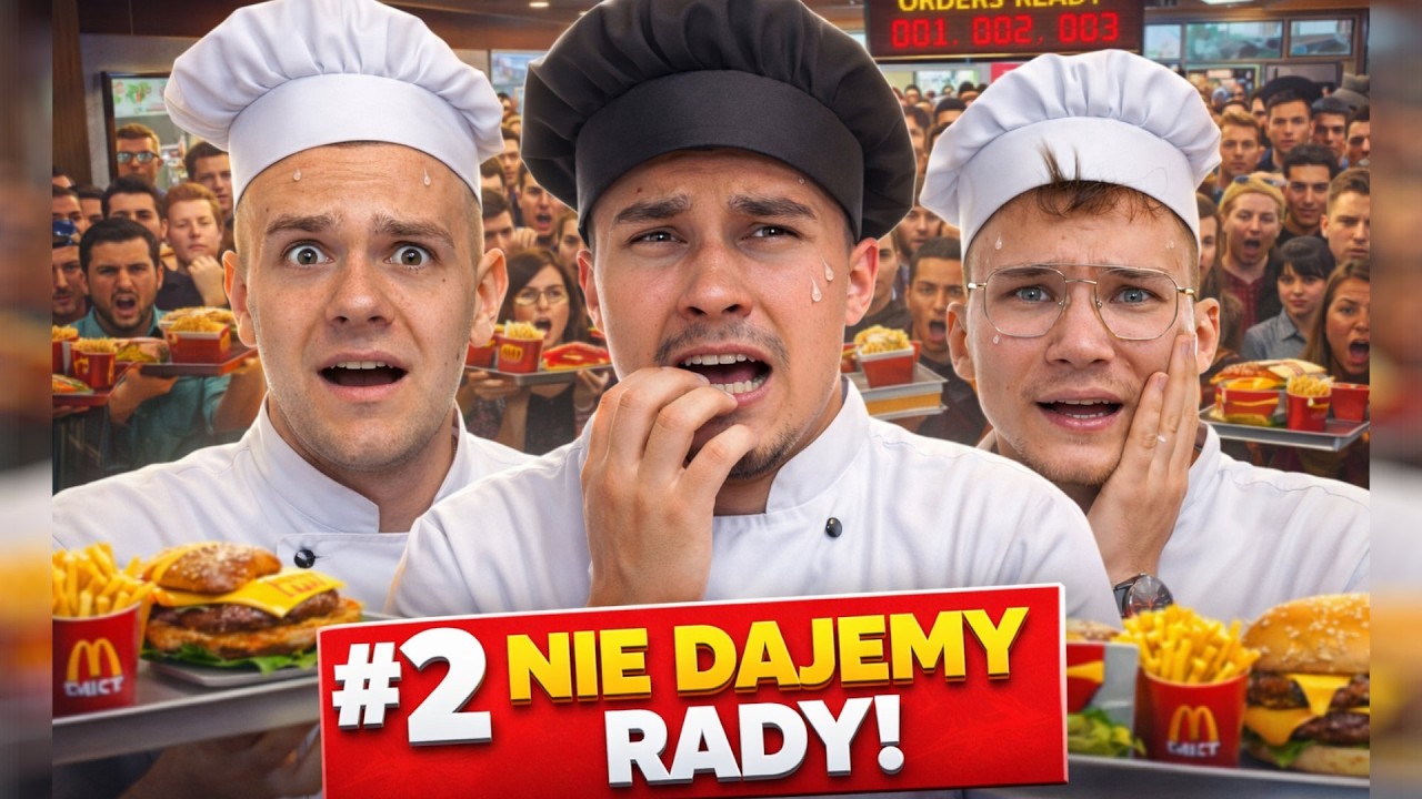 NIE DAJEMY RADY... 😱 FALA KLIENTÓW 😲 RESTAURACJA UPADŁA?😭  FAST FOOD U KOLIZA