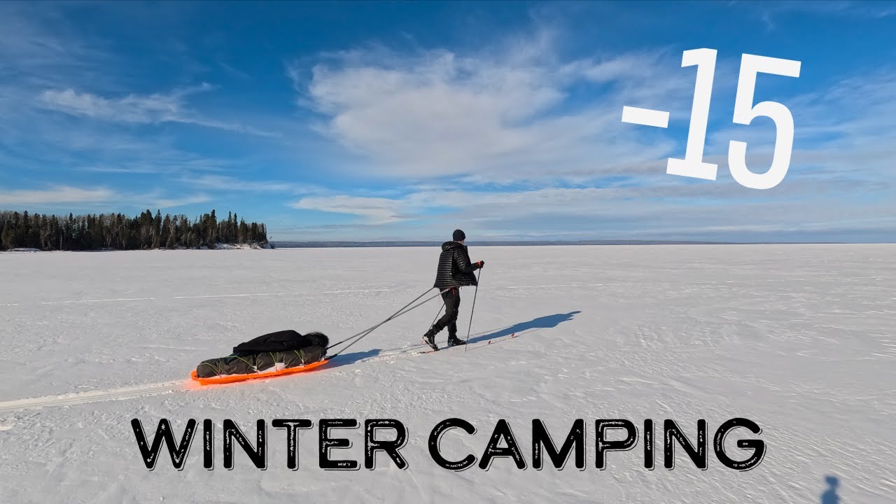 X-Country Winter Camping with DIY Pulk Sled