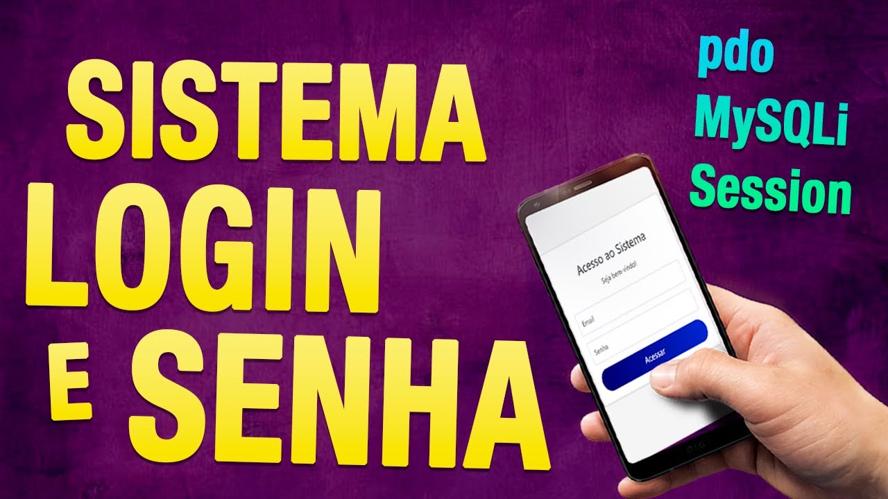 Sistema de Login e Senha em PHP com PDO e Session