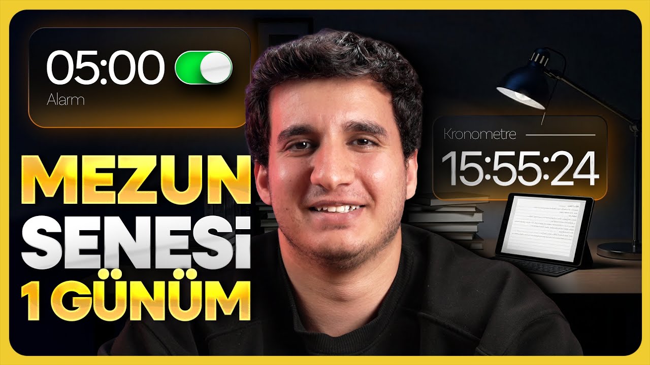 600 BİNDEN MEZUNA KALIP İLK 1000'E ÇEKERKEN BİR GÜNÜM