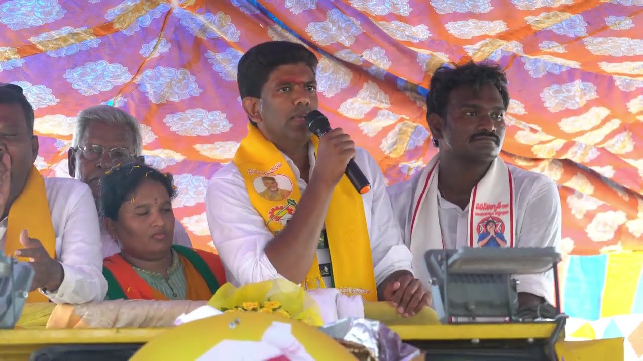 Pemmasani Chandrasekhar Speech | Tadikonda Road Show | Guntur TDP MP | AP Elections 2024