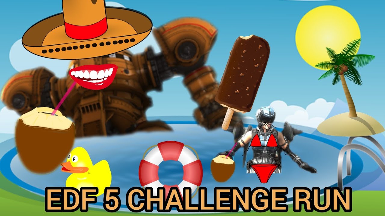 Bobby's Day Off EDF 5 Inferno CHALLENGE Run m93 pt4 Earth Defense Force 5