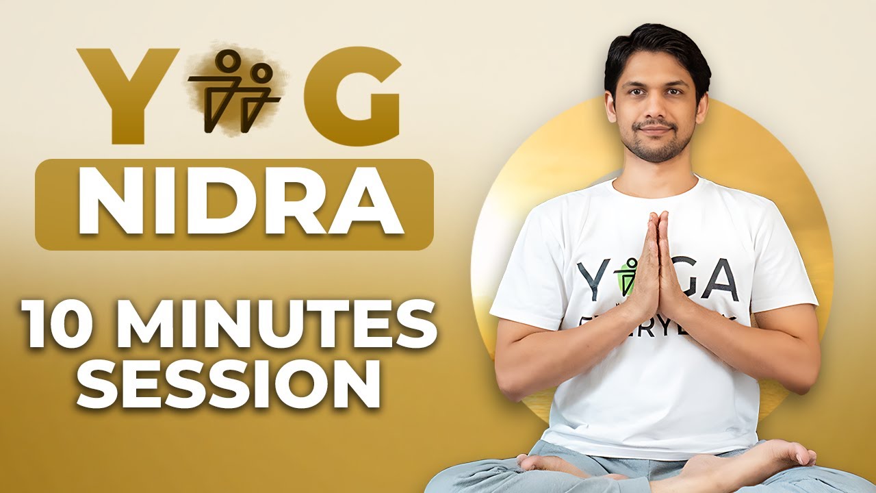 10 Minutes YOG NIDRA meditation for DEEP SLEEP | Saurabh Bothra Yoga