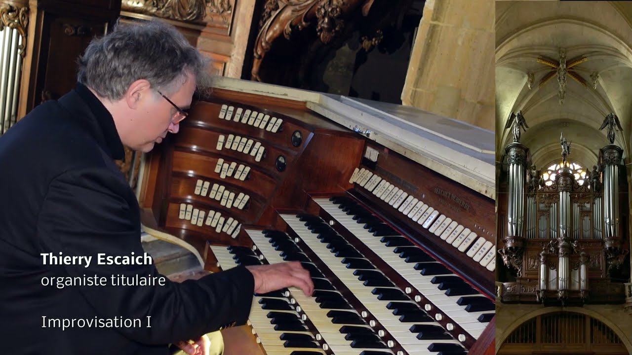 Thierry Escaich aux grandes orgues Saint-Etienne-du-Mont Paris - Improvisation I