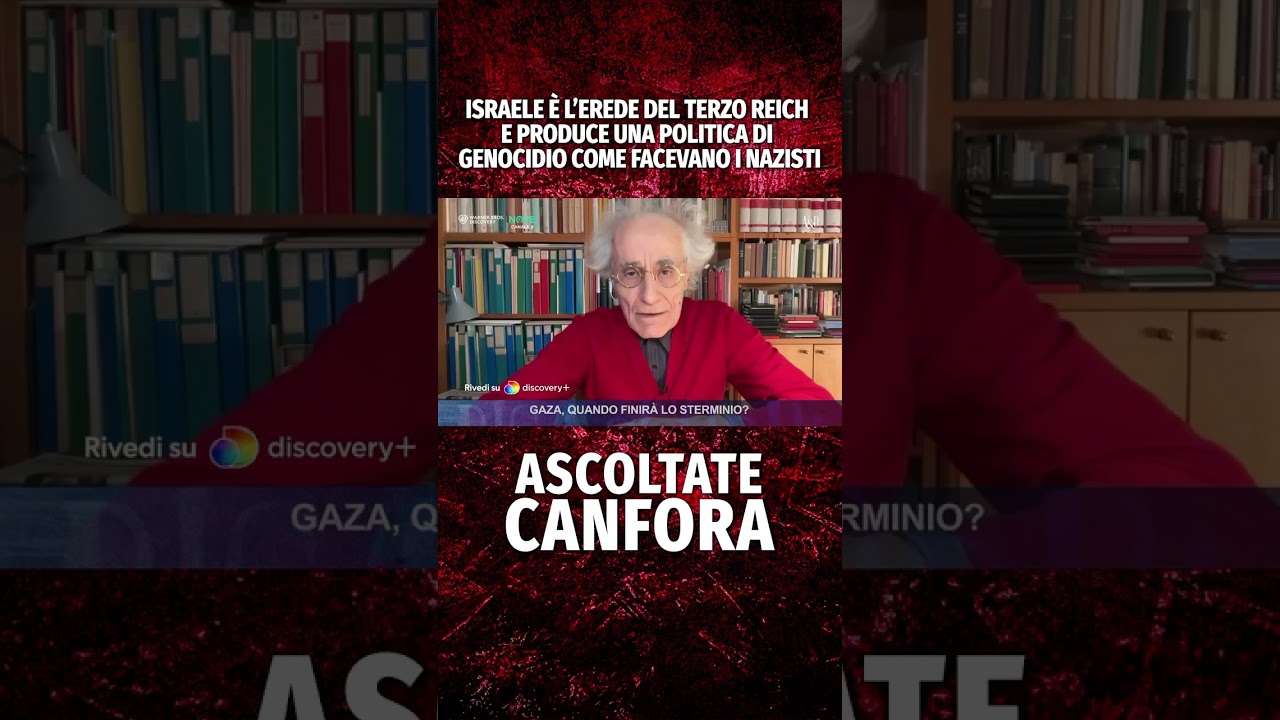 Canfora: Israele &egrave; l&rsquo;erede del Terzo Reich