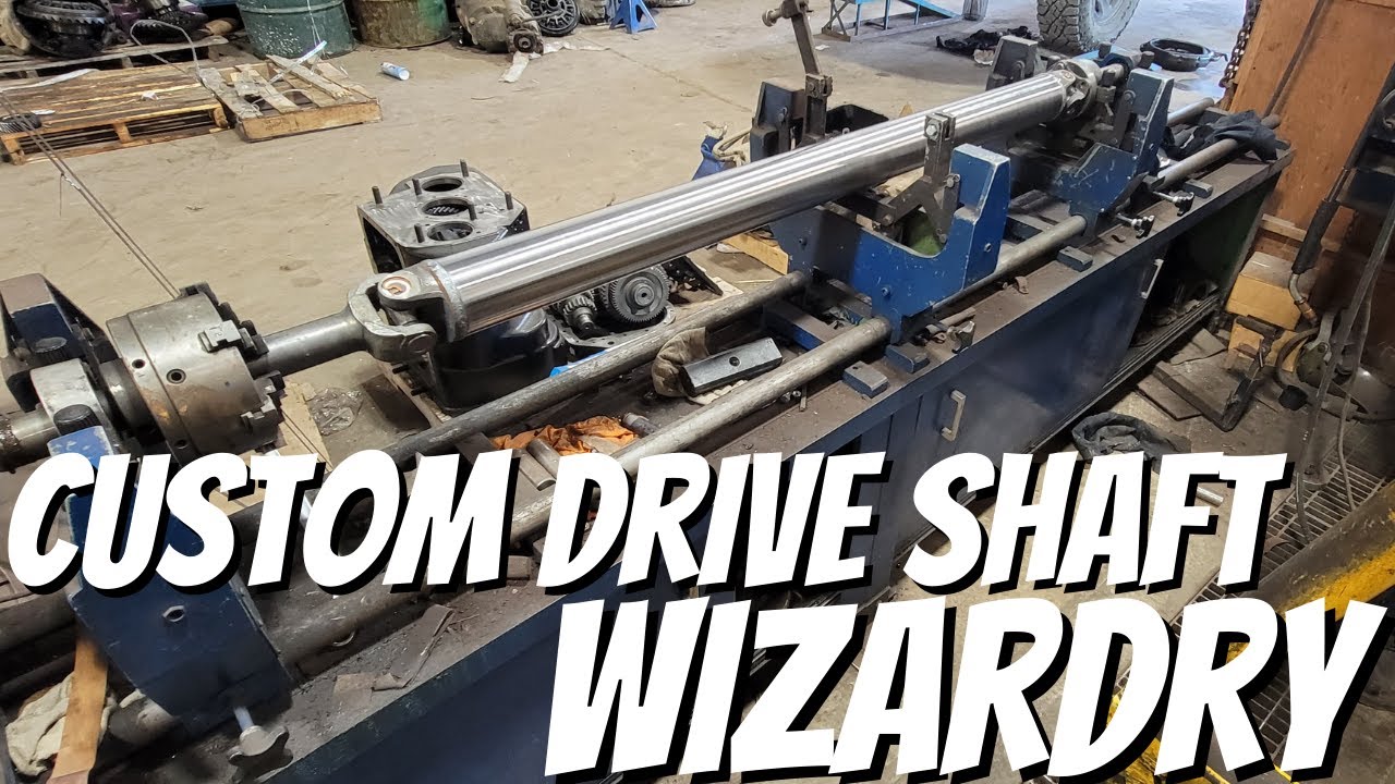 Professionally Built Custom Drive Shaft.  Must Watch For Every 4x4 And Hotrodder