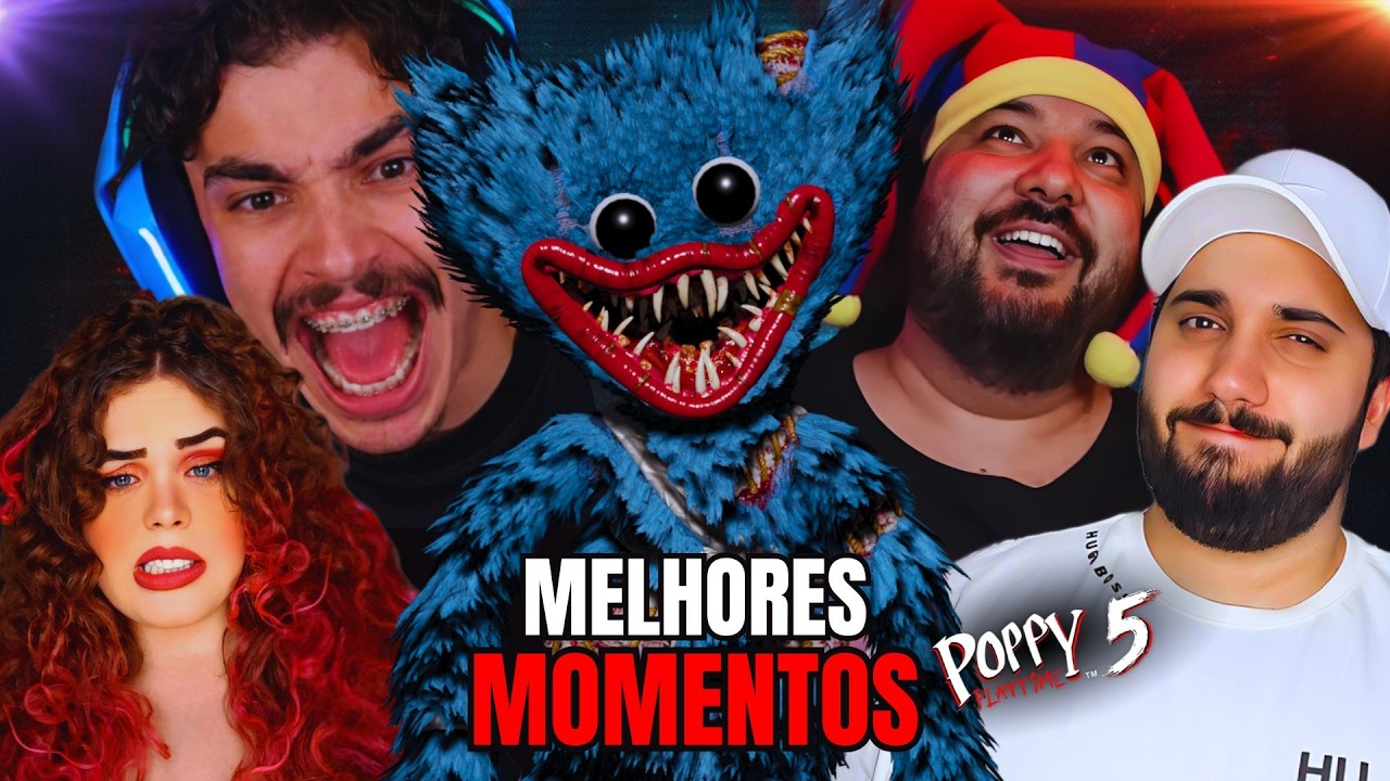 MELHORES MOMENTOS POPPY PLAYTIME 5 [Bia e Leo]
