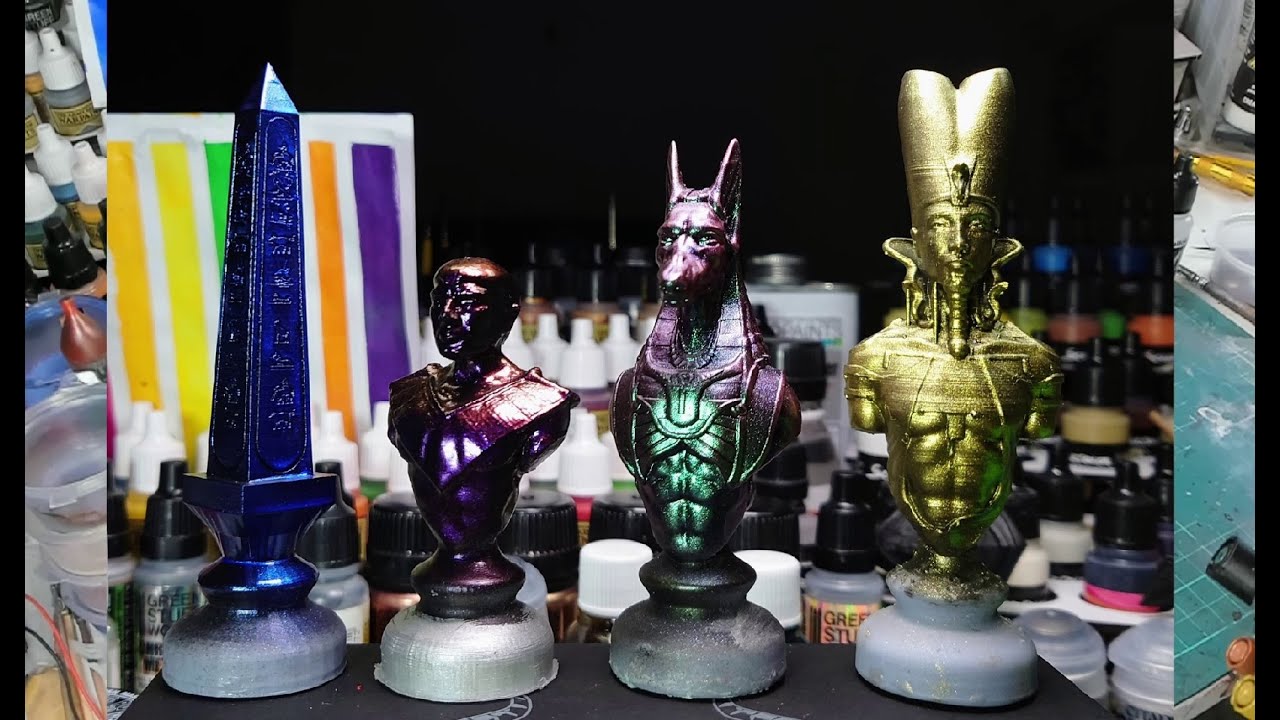 Testing some funky spacy pigments & GSW pure pigments!